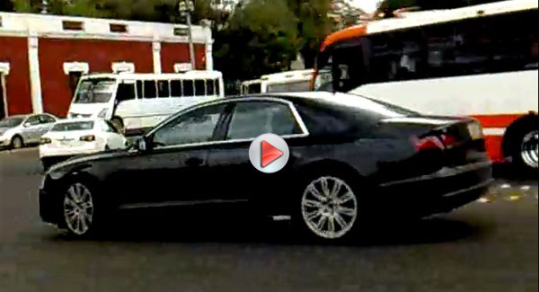  VIDEO: Mystery Audi Sedan Prototype Caught on Tape, is it the 2011 A8 or the New A6?