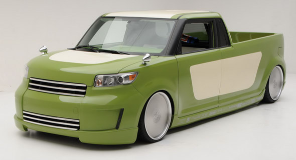  SEMA 2009: Scion xB Retro-Flavored Pickup Concept