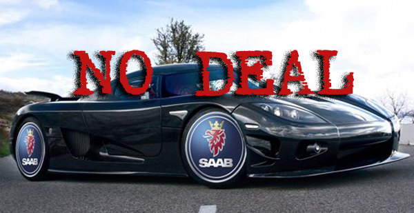  BREAKING NEWS: Koenigsegg Terminates Agreement to Buy SAAB from General Motors
