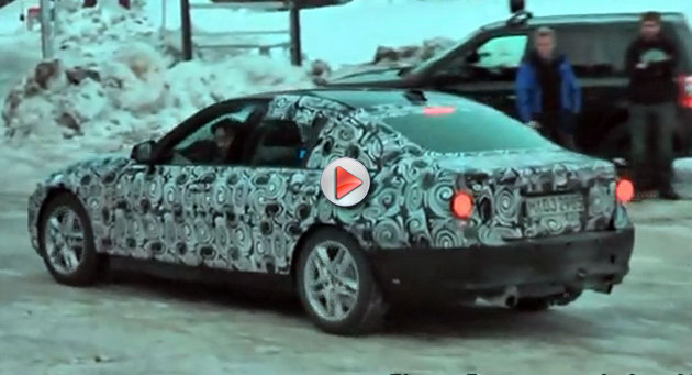  SPY VIDEO: 2012 BMW 3-Series Sedan Spotted During Winter Testing