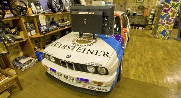  The Ultimate Gaming Machine: Japanese Tuner Rigs Playstation onto a BMW M3 E30 Racer