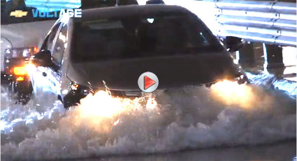  VIDEO: GM Tests the Waters -Literally- with New Chevy Volt