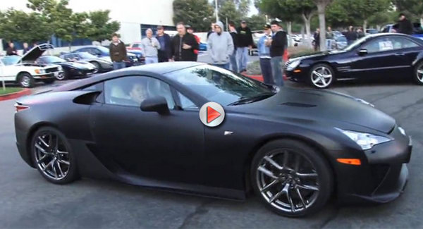  VIDEO: Lexus LFA V10 Supercar Caught in Motion in California
