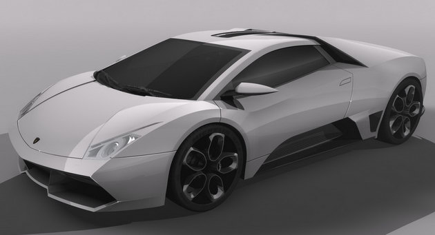  Lamborghini Furia Concept: Design Study for Gallardo Replacement