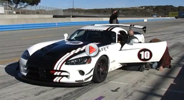  VIDEO: 2010 Dodge Viper ACR-X Racer Driving and Development Footage