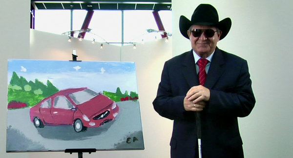  Blind Turkish Artist's Painting of 2011 Volvo S60 to be Auctioned on eBay