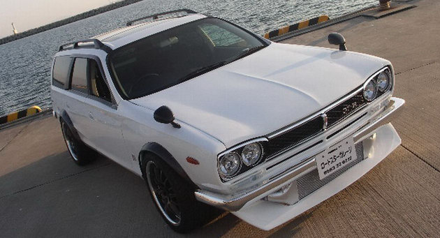  Nissan Skyline GT-R Station Wagon Mash up with Stagea Body, Previous GT-R Engine and First-Gen GT-R Front End