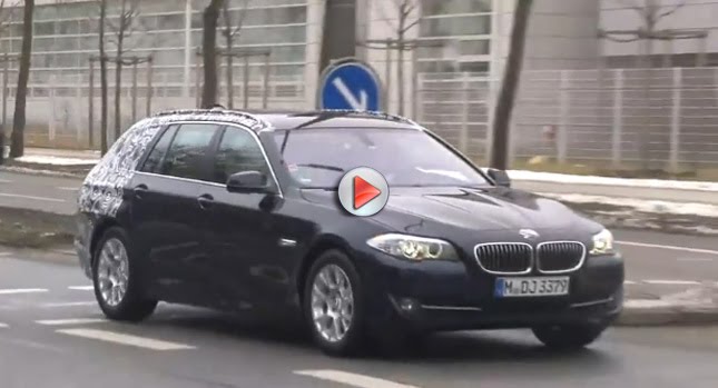  VIDEO: 2011 BMW 5-Series Touring Spied, will Debut in April at Leipzig Show