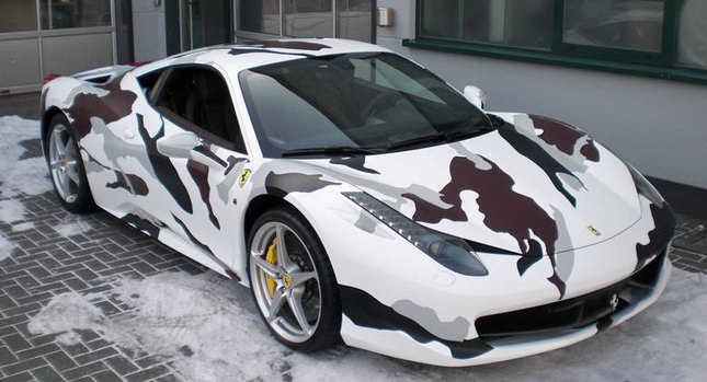  Ferrari 458 Italia, is that You Hiding Under the Camouflage?