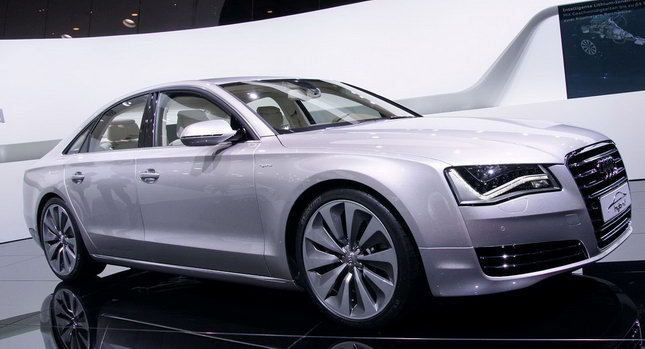  Geneva Show: New Audi A8 Hybrid with 2.0-Liter 4-Cylinder Engine