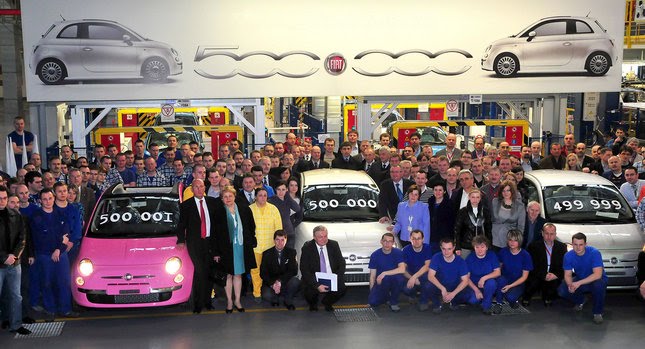 500,000th Fiat 500 Rolls Off the Production Line in Poland