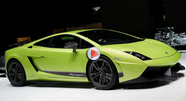  Video and 'Live' Shots of the New Lamborghini Gallardo LP 570-4 Superleggera from the Geneva Show