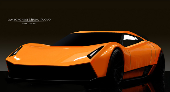  Lamborghini Miura Nuovo Design Study: Something Old, Something New