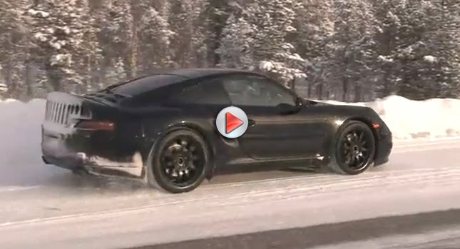  VIDEO: 2012 Porsche 911 Coupe and Convertible Spied Winter Testing