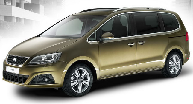 new seat alhambra mpv vw sharan s twin brother officially revealed carscoops