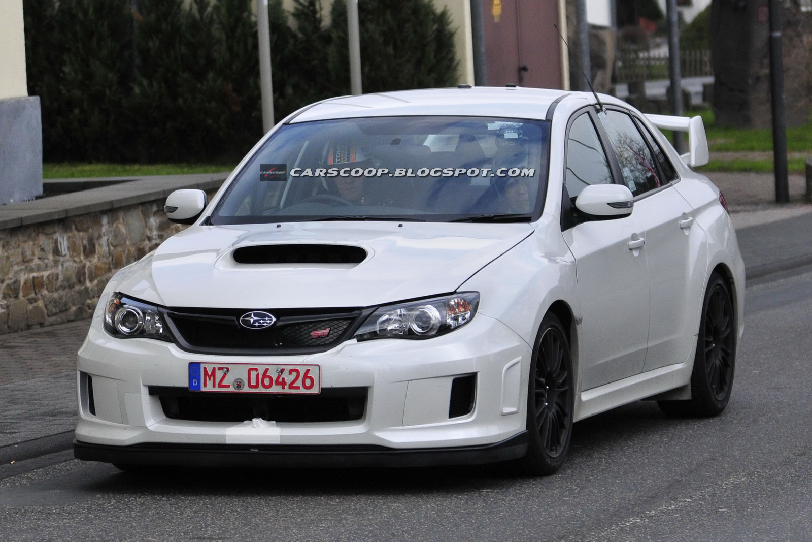 Spied 11 Subaru Impreza Wrx Sti Spec C Sedan Scooped At The Ring Carscoops