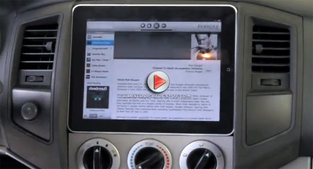  Apple's iPad Tablet find its Way into a Car [with Video]