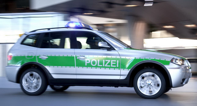  Bavarian Cops Testing BMW X3 Police Car