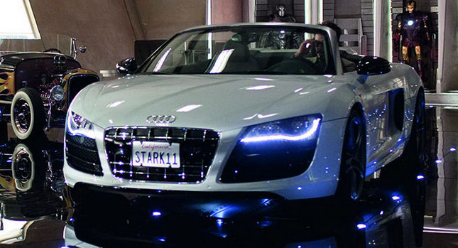  Audi Releases Video and Photos of R8 Spyder from Iron Man 2