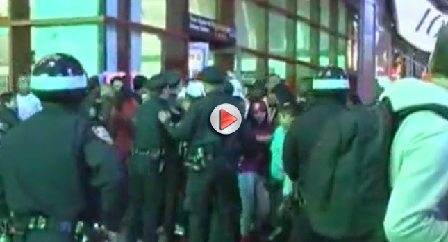  Four Shot, Dozens Arrested During Brawl after New York Auto Show [with Video]