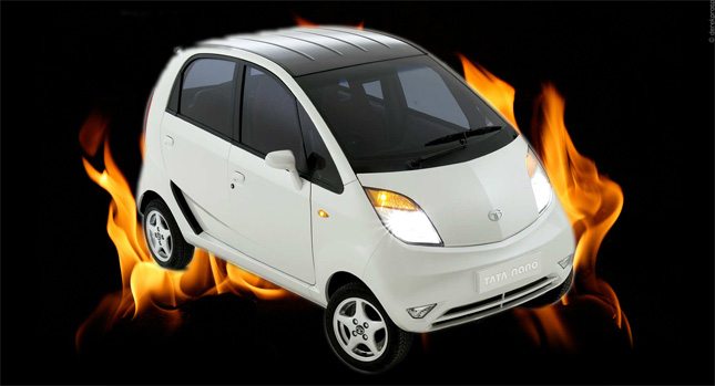  Flame on! Fifth Tata Nano Bursts into Flames…