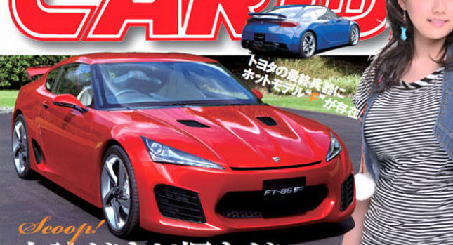  Japanese Mag Speculates on Hardcore Toyota FT-86 "F" Variant
