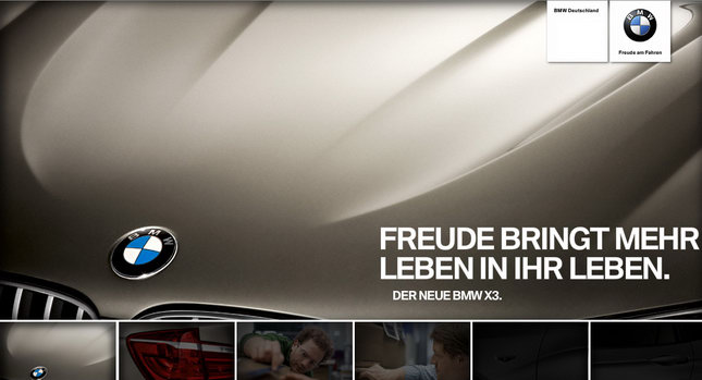  2011 BMW X3 SUV Teased on Official Site