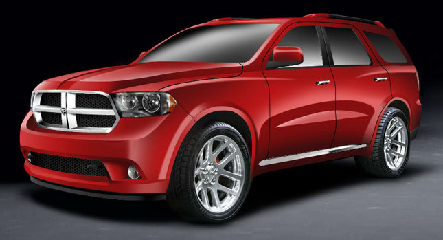  Dodge Fan Renders 2012 Durango SUV from Official Sketches