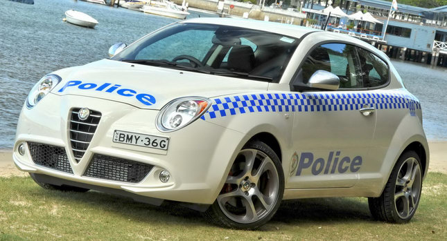  Aussie Cops get Alfa Romeo MiTo Police Car