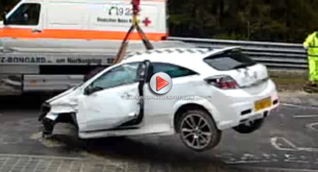  Vauxhall Astra VXR Nürburgring Crash with Videos