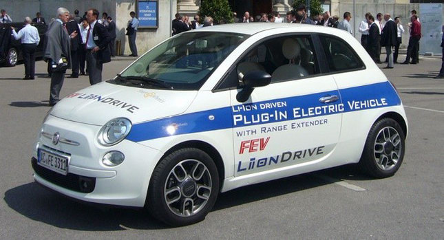  FEV's LiiON Fiat 500 gets Rotarized