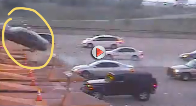  Fail: DUI Woman Uses Barricade as a Ramp to Fly Over Tolls [with Video]