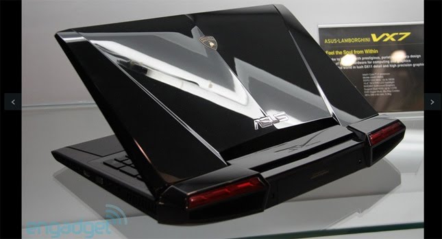  Laptop Exotics: New Asus Lamborghini VX6 and VX7 [with Videos]
