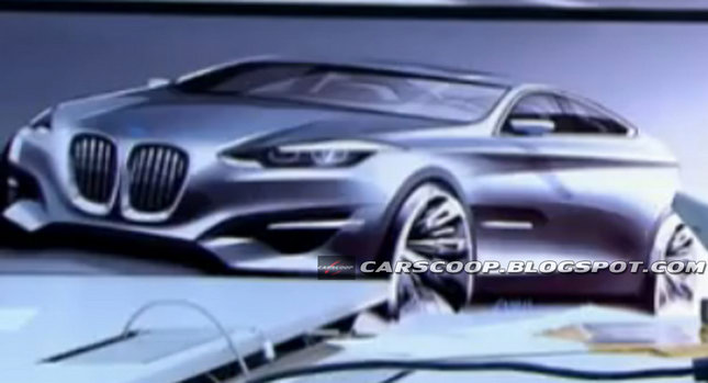  Styling of Future BMW GT/Hatchbacks Previewed in Video Shot?