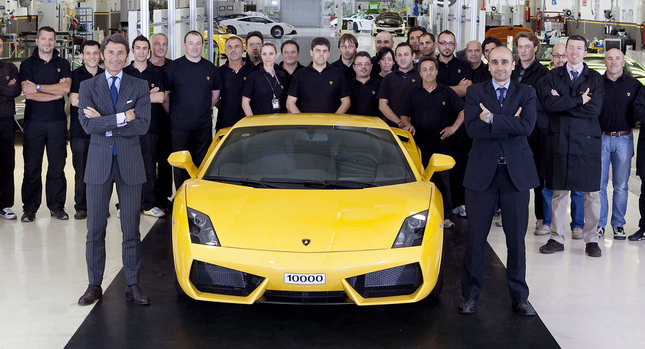  Lamborghini Celebrates Production of 10,000th Gallardo