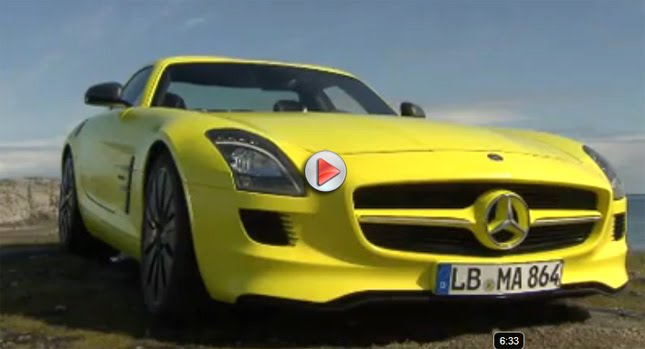  VIDEO: Shhh… It's the Mercedes-Benz SLS AMG E-CELL in Action