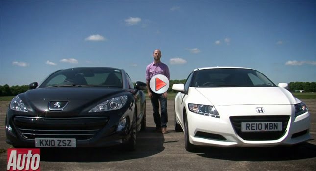  Honda CR-Z and Peugeot RCZ in Diesel vs Hybrid Duel [with Video]