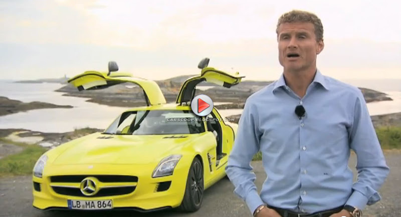  VIDEO: David Coulthard Takes All-Electric Mercedes SLS AMG E-Cell for a Spin