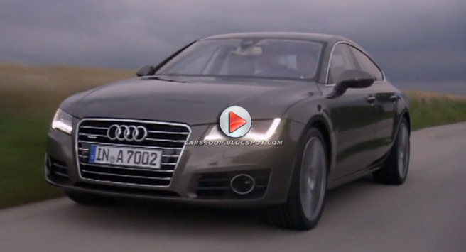  VIDEO: Audi Shows Off New A7 Sportback on the Road