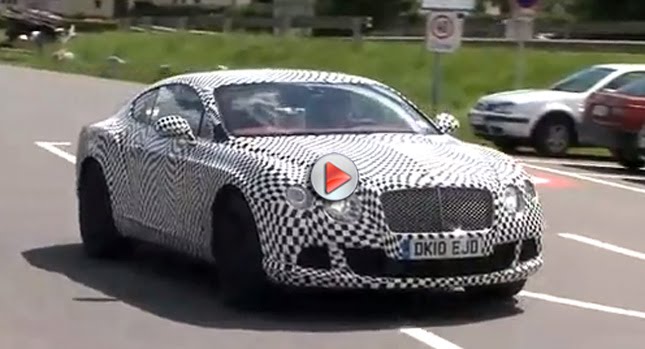  Spy Video: 2011 Bentley Continental GT Coupe Facelift