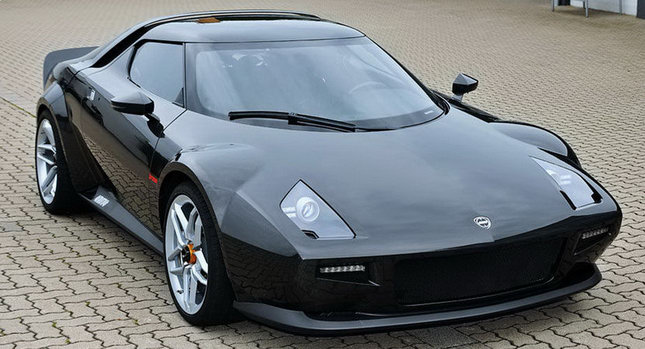  New Lancia Stratos: Real Life Photos of One-Off Special Based on F430 and Built By Pininfarina
