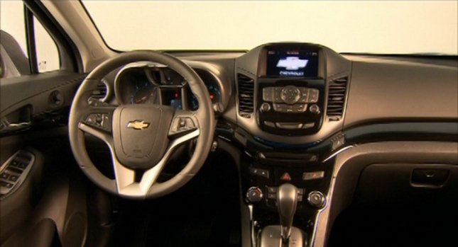  New Chevy Orlando MPV: Sneak Peek of the Interior