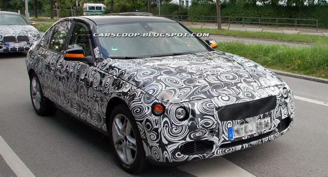  2012 BMW F30 3-Series Spy Shots, Now With a Better View of the Interior