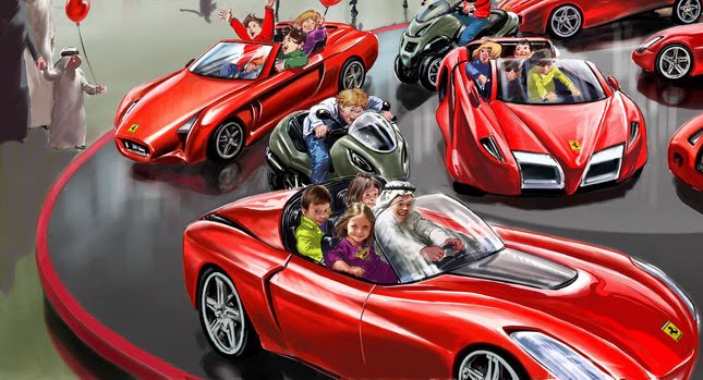  Ferrari World Abu Dhabi Announces Pay-By-Height Pricing and Merry-Go-Around with Never Before Seen Prototypes