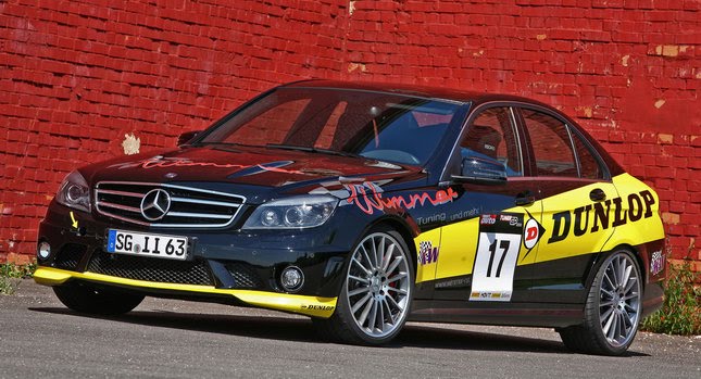  Wimmer RS and Dunlop team up to create a 190-mph Mercedes C63 AMG Racer