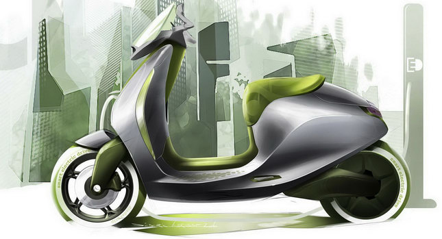  Smart to Debut Plug-in Electric Scooter Concept at the Paris Show