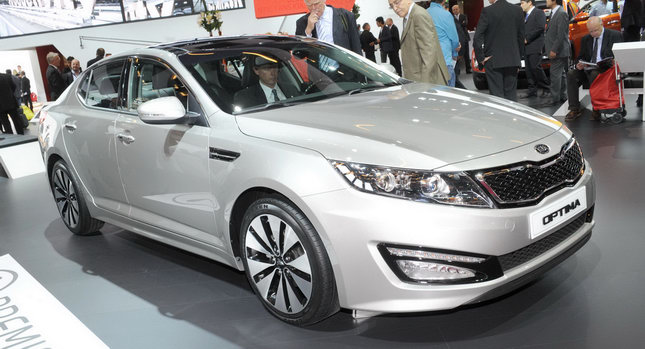  New Kia Optima Shows Up in Paris to show VW how to Design a Mid-Size Sedan