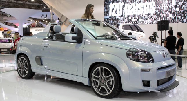  Fiat Debuts Uno Cabrio and Mio Concepts along with New Uno Sporting at Sao Paulo [Live Photos]