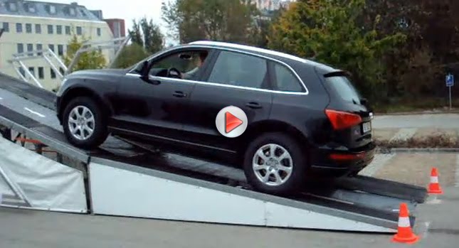  VIDEO: BMW X3 vs. Audi Q5 in an all-wheel drive man-made hill climb