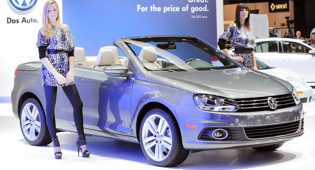  LA Show: Heidi Klum Presents 2012 VW Eos Facelift